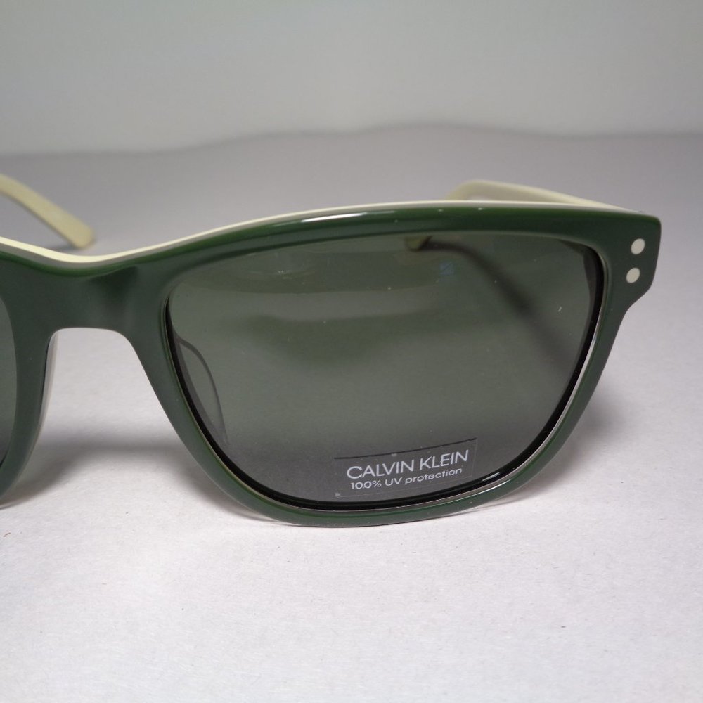 Calvin Klein CK18508S Green Yellow New Sunglasses - Picture 3 of 15